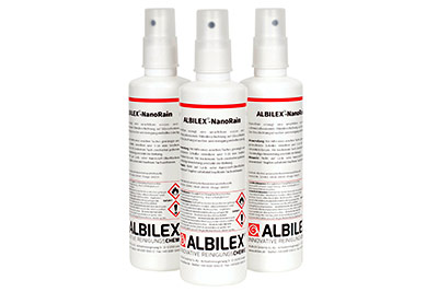 ALBILEX NanoRain - Windscreen and glass pane sealing – protection from rain, water and dust – improving visibility